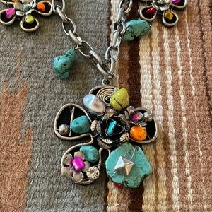 Chunky Funky Flower Necklace